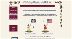 Desktop Screenshot of cottageneedlecrafts.co.uk